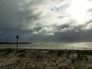 tropical storm andrea clouds